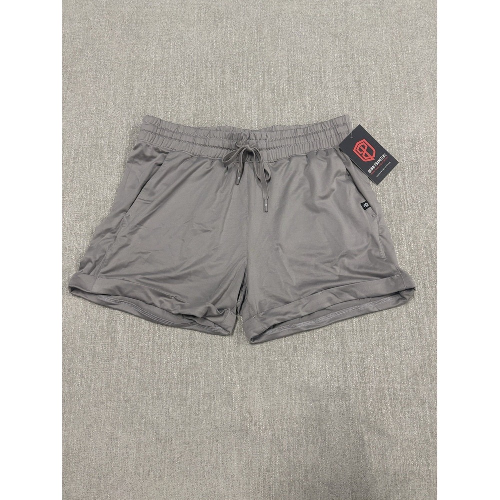 Born Primitive Women's Lounge Shorts 2.0 Stone Size Large 4" Soft MSRP $48 NWT